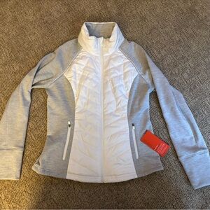 Zella Women's White and Gray Jacket